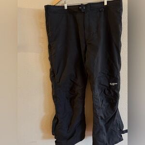 Bouldergear men’s black snow/ski pants size XL
